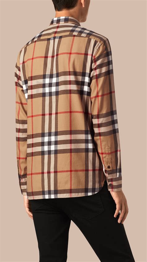 burberry flanellhemd herren|burberry flannel mens.